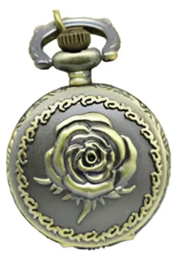Pocketwatches Necklace Steampunk Rose Pocket Watch PW-I