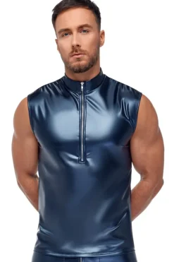 NEK Blue Metallic Shirt