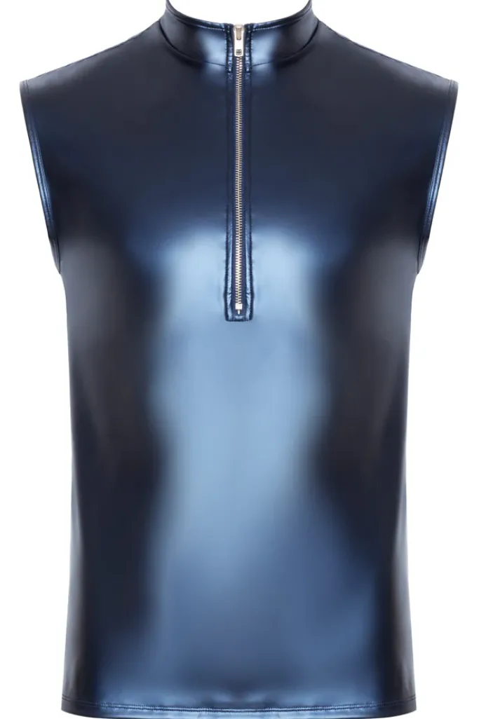 NEK Blue Metallic Shirt
