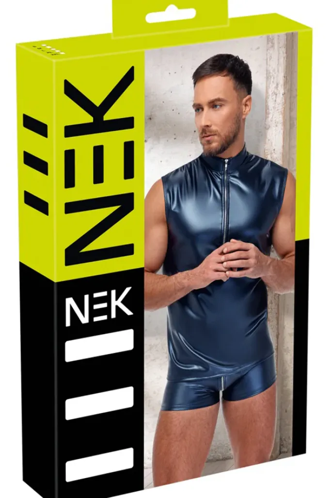 NEK Blue Metallic Shirt