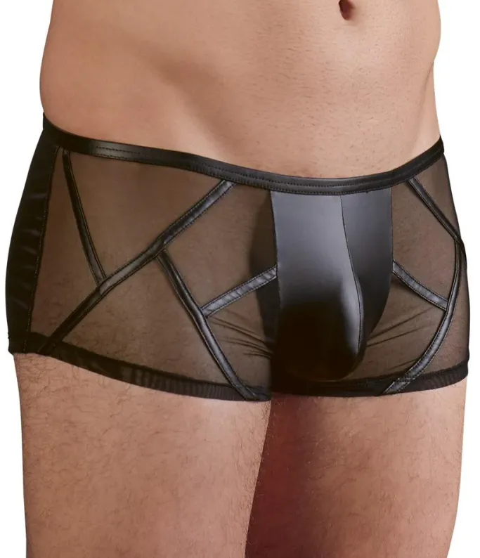 NEK Mens Wetlook and Mesh Pants