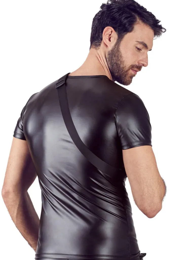 NEK Mens Wetlook Top (S, XL)