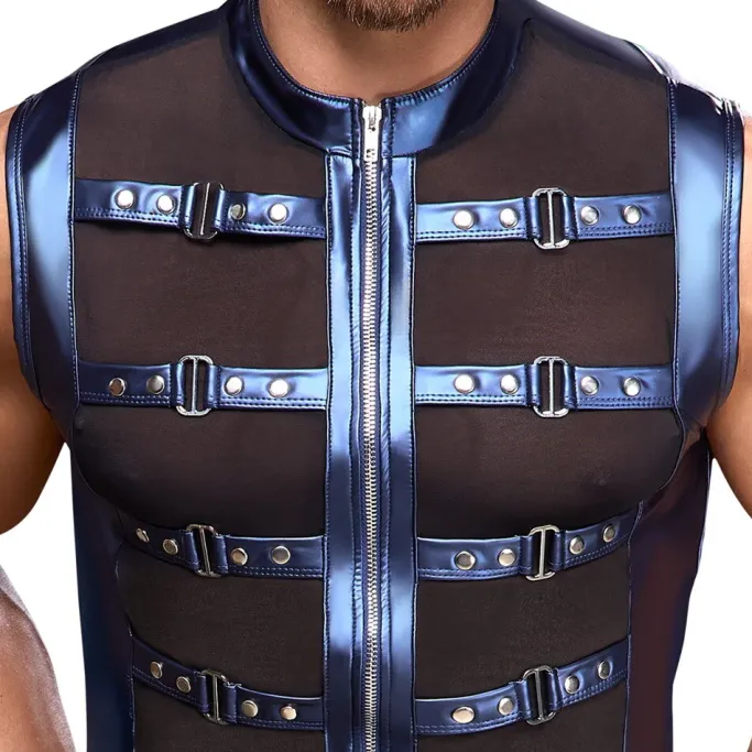 NEK Metallic Blue Shirt