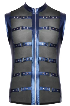 NEK Metallic Blue Shirt