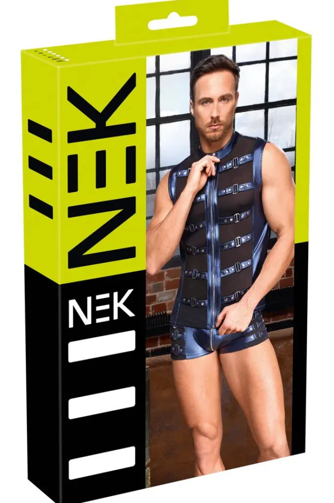 NEK Metallic Blue Shirt