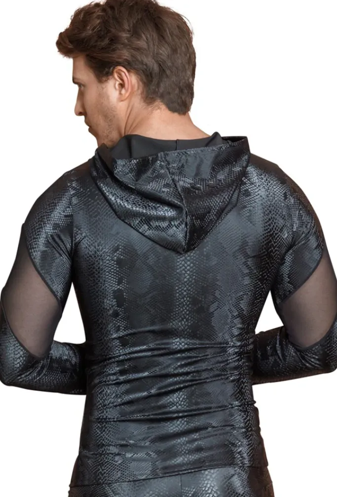 NEK Snake Pattern Hooded Top