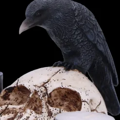 Nemesis Now Nevermore Raven and Skull Candle Holder