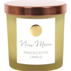 Something Different New Moon Wild Orange Manifestation Crystal Chip Candle