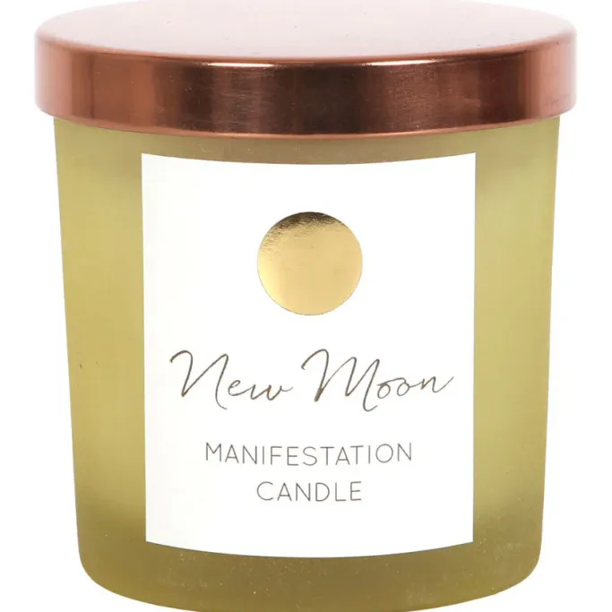 Something Different New Moon Wild Orange Manifestation Crystal Chip Candle