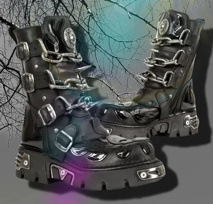 New Rock Boots New Rock 727 S1 Boots (UK3, 4)