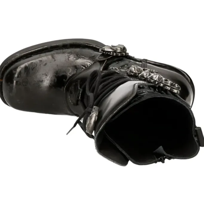 New Rock Boots New Rock Anki NRK Skull Boots M.8366