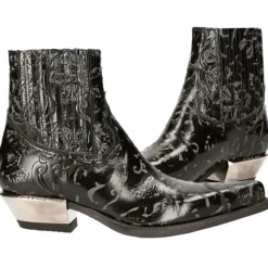New Rock Boots New Rock Black Cowboy Boots M.7953