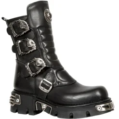 New Rock Boots New Rock Black Wild Reactor Boots M.391X (UK7)