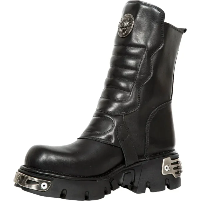 New Rock Boots New Rock Black Wild Reactor Boots M.391X (UK7)