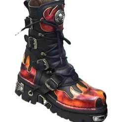 New Rock Boots Red Flame M.591-S1 (UK3, 13)