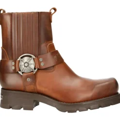 New Rock Boots New Rock Brown Motorcycle Boots