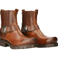 New Rock Boots New Rock Brown Motorcycle Boots