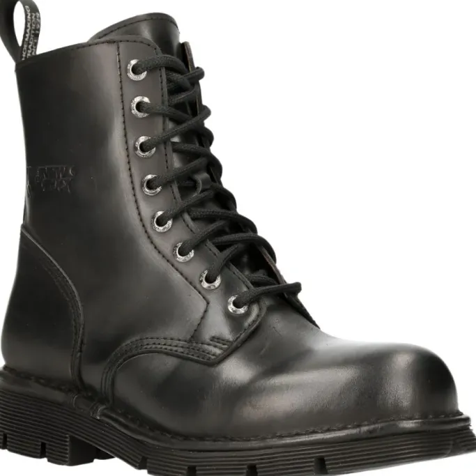 New Rock Boots New Rock Combat Boots M-NEWMILI084-S1