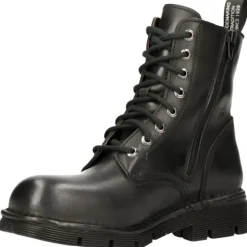 New Rock Boots New Rock Combat Boots M-NEWMILI084-S1