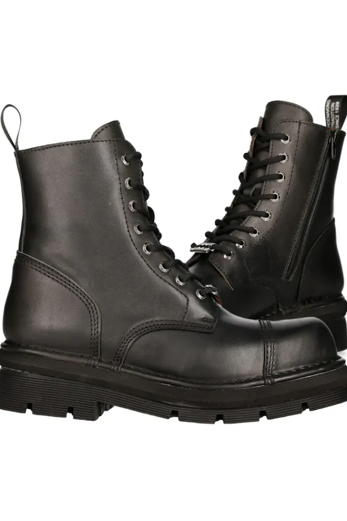 New Rock Boots New Rock Combat Boots M.NEWMILI083