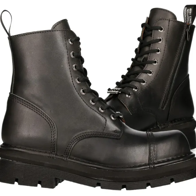 New Rock Boots New Rock Combat Boots M.NEWMILI083