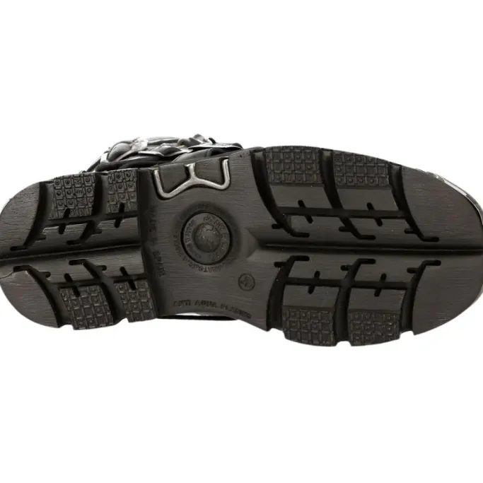 New Rock Boots New Rock Flame Boots, Demon Skull M.107-S2