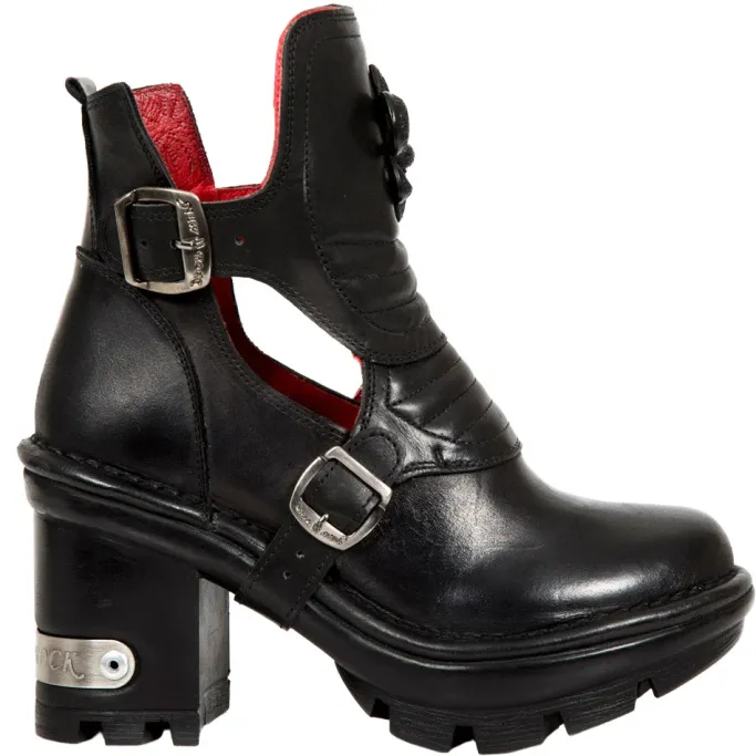 New Rock Boots New Rock Fleur De Lys Shoes M.NEOTYRE66-S1 (UK8)