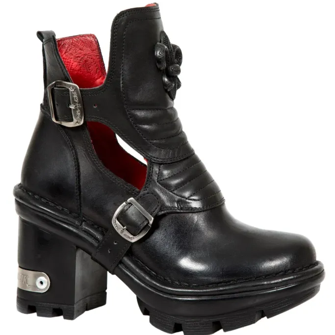 New Rock Boots New Rock Fleur De Lys Shoes M.NEOTYRE66-S1 (UK8)