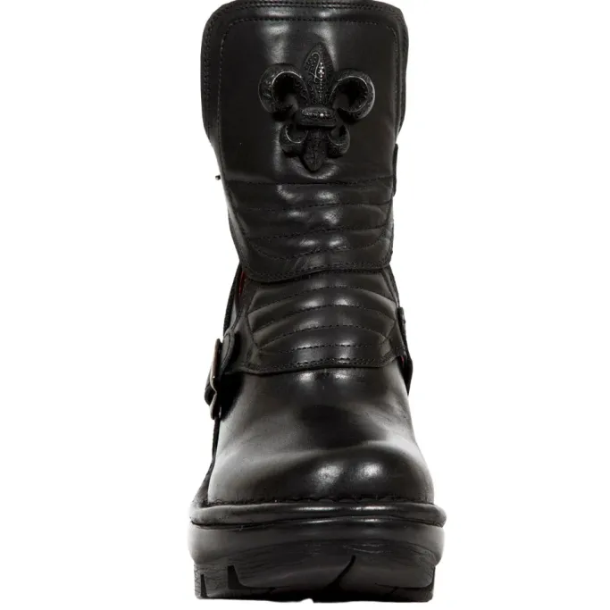 New Rock Boots New Rock Fleur De Lys Shoes M.NEOTYRE66-S1 (UK8)