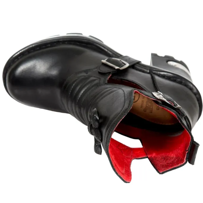 New Rock Boots New Rock Fleur De Lys Shoes M.NEOTYRE66-S1 (UK8)