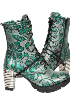New Rock Boots New Rock Green Boots M.TR001-S7