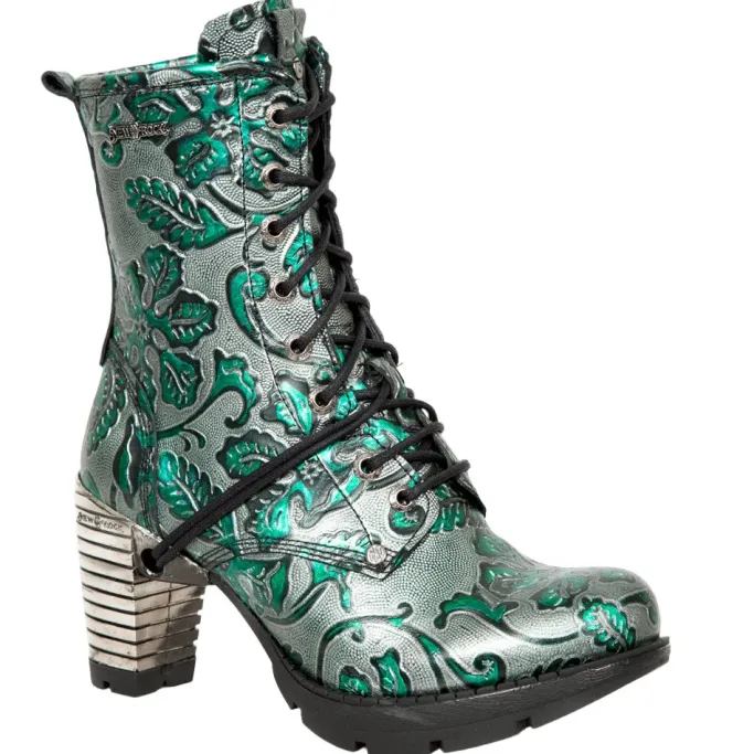 New Rock Boots New Rock Green Boots M.TR001-S7