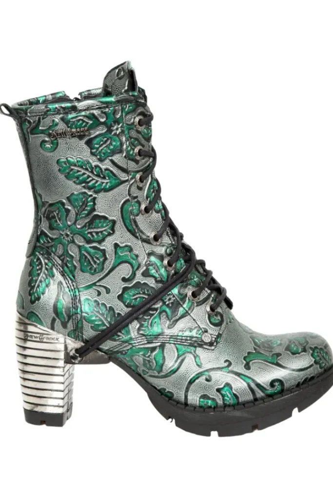 New Rock Boots New Rock Green Boots M.TR001-S7
