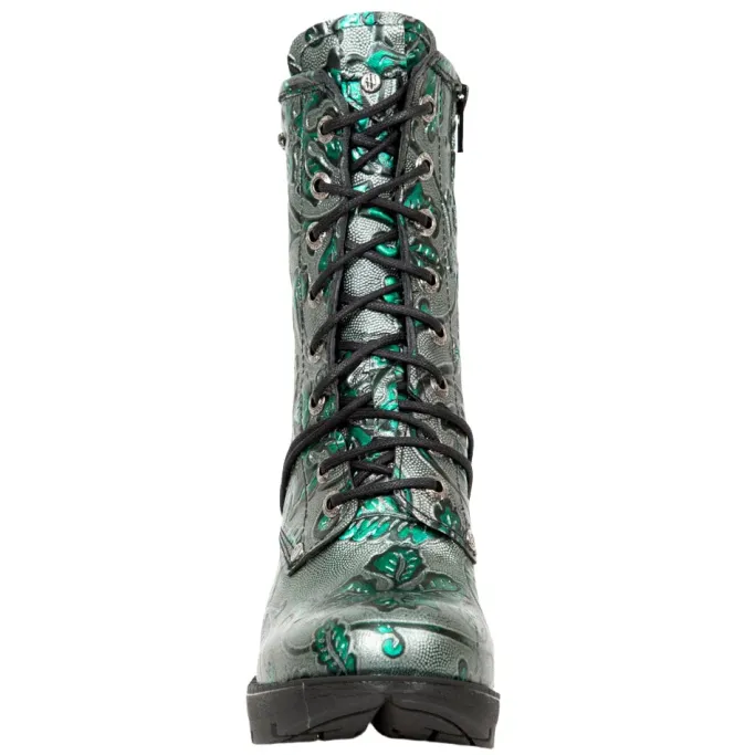 New Rock Boots New Rock Green Boots M.TR001-S7