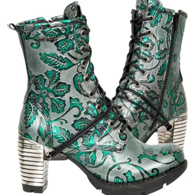 New Rock Boots New Rock Green Boots M.TR001-S7
