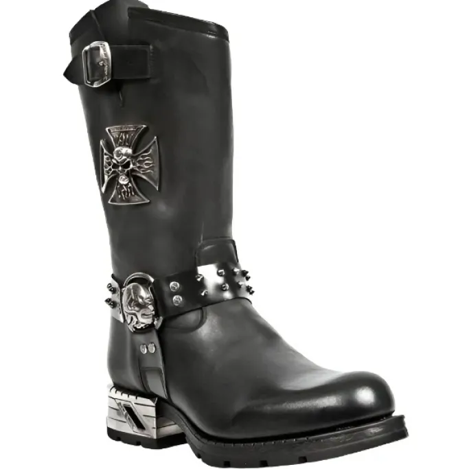 New Rock Boots New Rock Iron Cross Boots M.MR030-S1