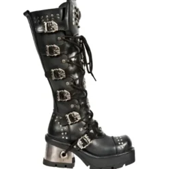New Rock Boots New Rock Knee Skull Boots M.1030-S1