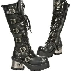 New Rock Boots New Rock Knee Skull Boots M.1030-S1