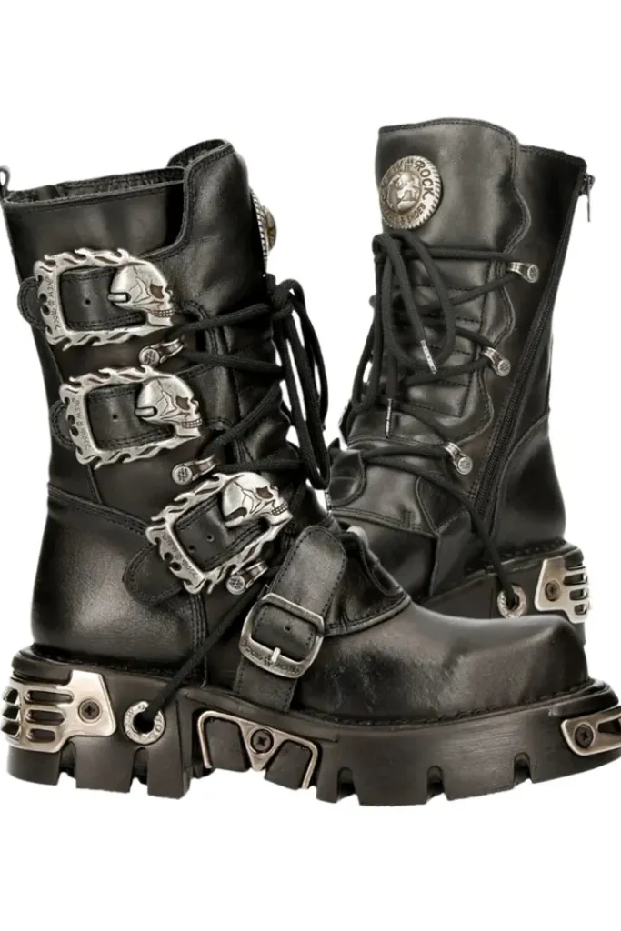 New Rock Boots New Rock Metallic Boots M.391-S1