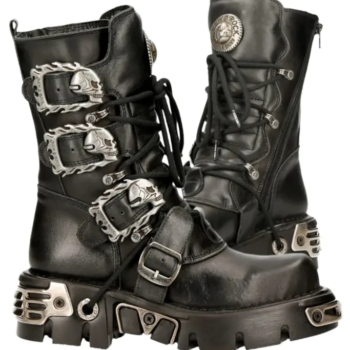 New Rock Boots New Rock Metallic Boots M.391-S1