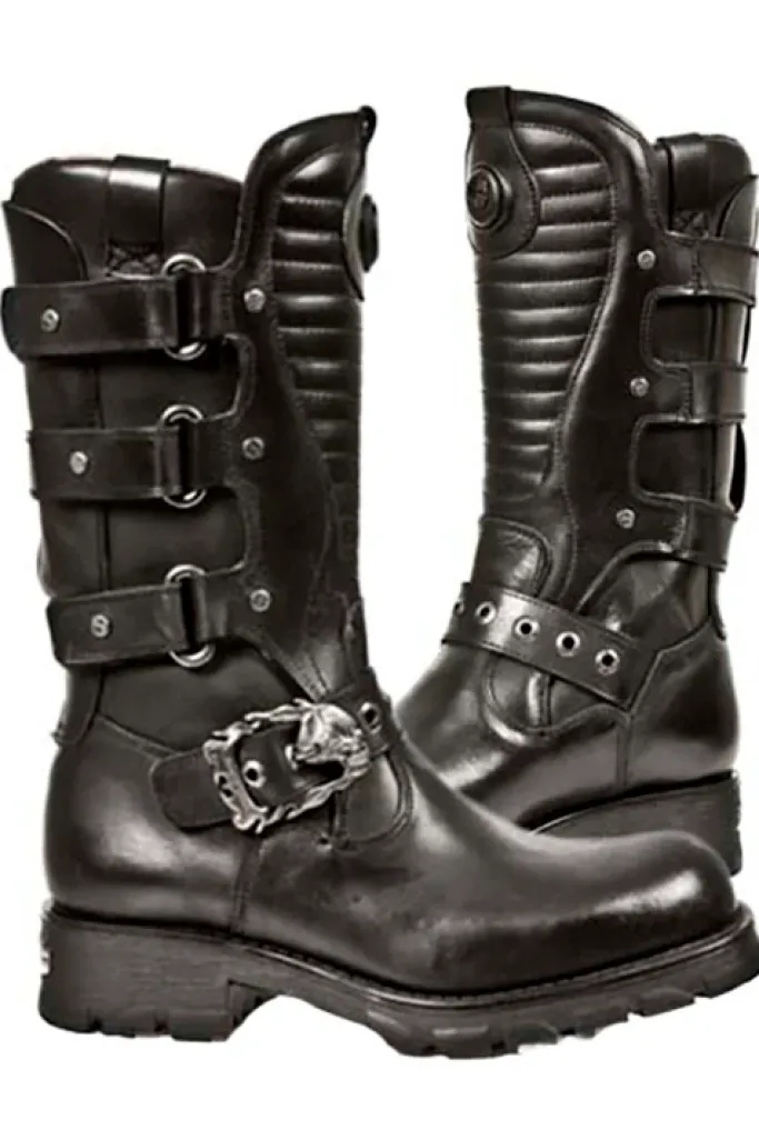 New Rock Boots New Rock Motorcycle Boots M.7604-S1