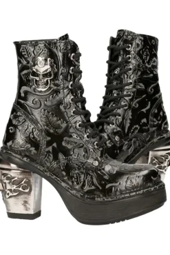 New Rock Boots New Rock NRK Skull Boots M.8358-S1