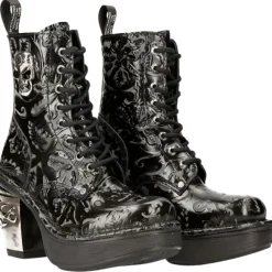 New Rock Boots New Rock NRK Skull Boots M.8358-S1