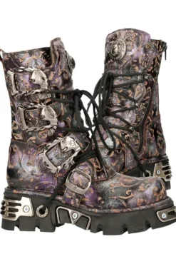 New Rock Boots New Rock Purple Boots M.391-S5
