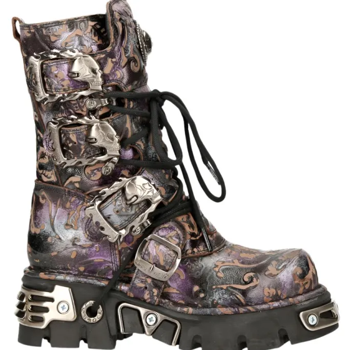 New Rock Boots New Rock Purple Boots M.391-S5