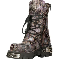 New Rock Boots New Rock Purple Boots M.391-S5