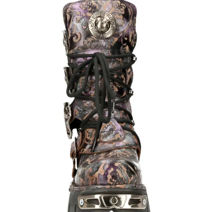 New Rock Boots New Rock Purple Boots M.391-S5