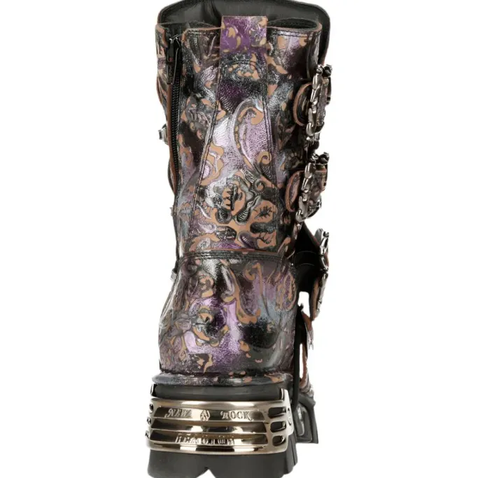 New Rock Boots New Rock Purple Boots M.391-S5