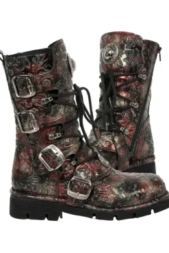New Rock Boots New Rock Red Boots M.1473-S42