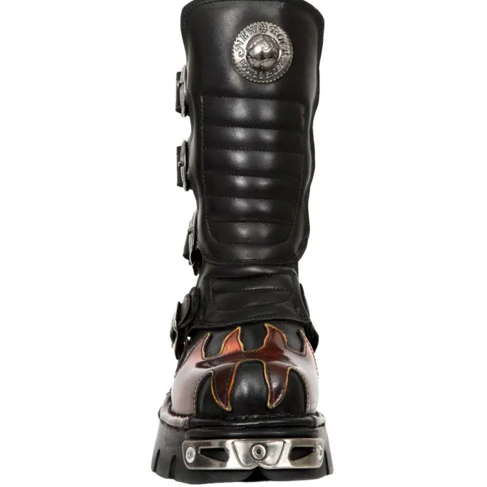 New Rock Boots New Rock Red Flame Boots M.591X S1 (UK10)